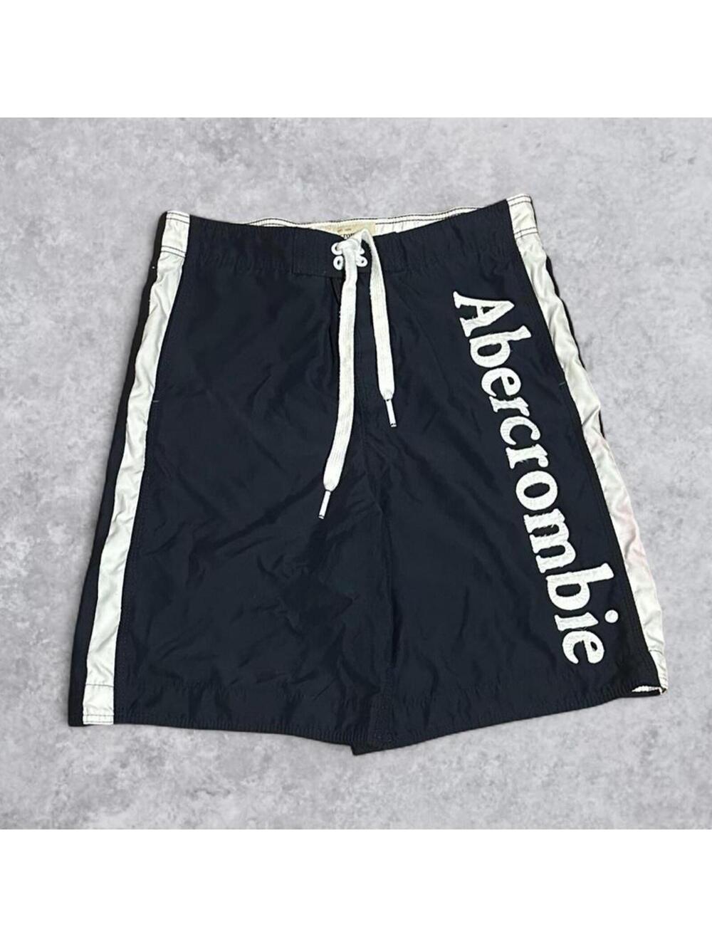 Men’s Y2K Abercrombie and Fitch Baggy Swimming Trunks - Size Medium